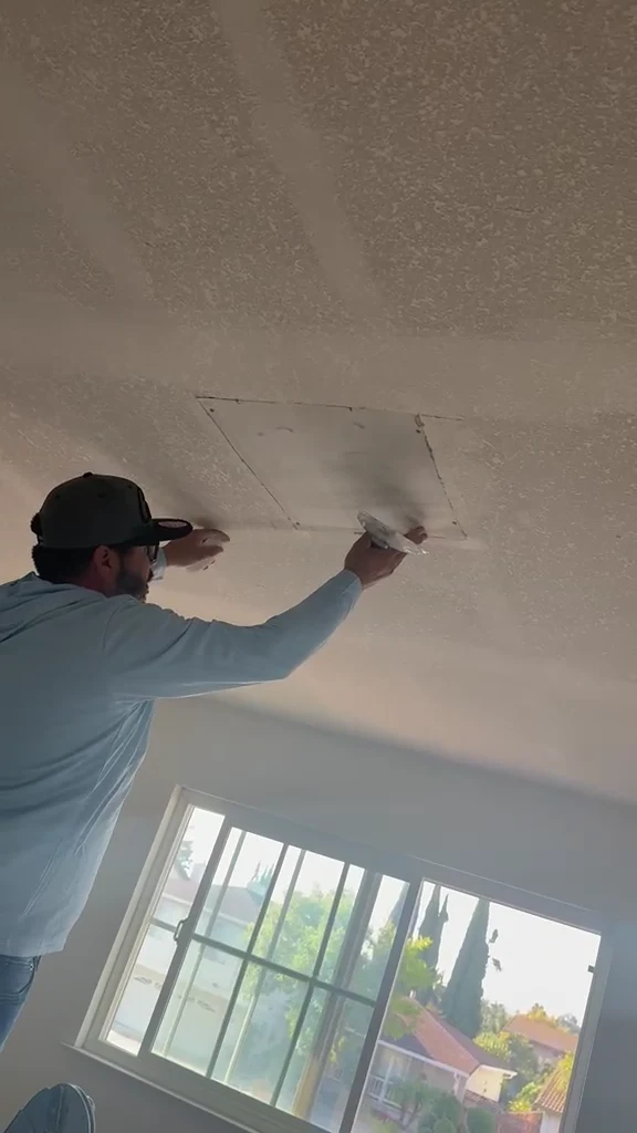 Interior painting and ceiling preparation