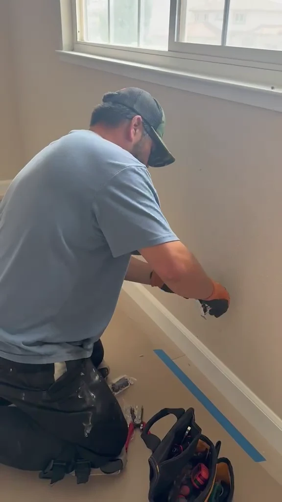 Interior painting and ceiling preparation