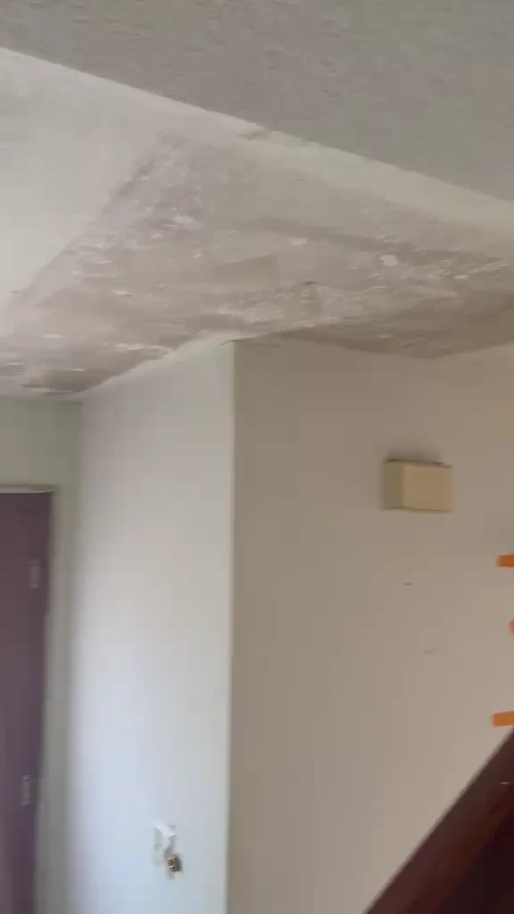 Interior painting and ceiling preparation