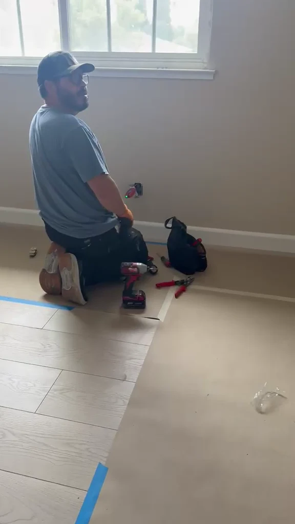 Flooring installation and stair details
