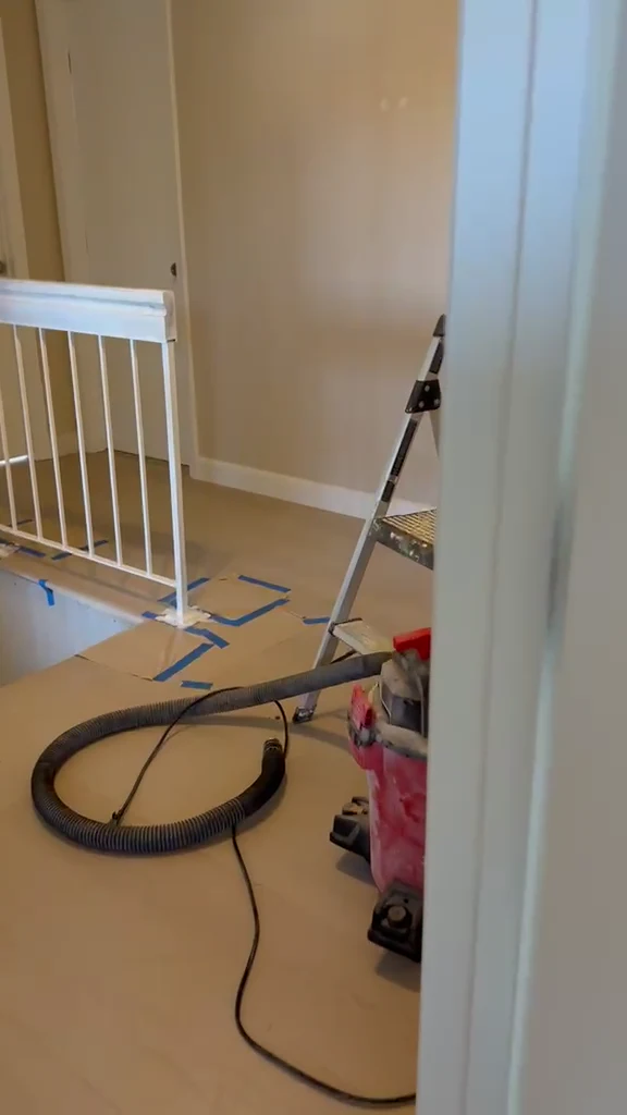 Interior painting and ceiling preparation