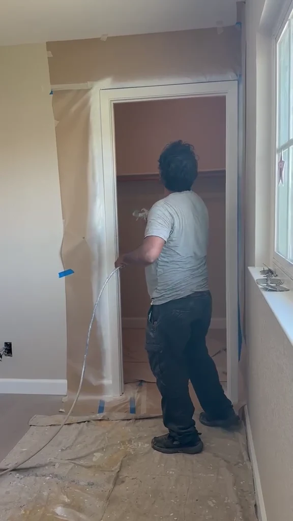 Interior painting and ceiling preparation