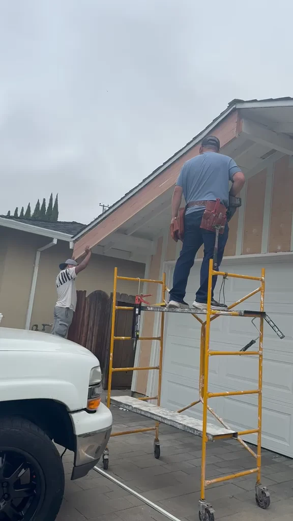 Exterior painting project