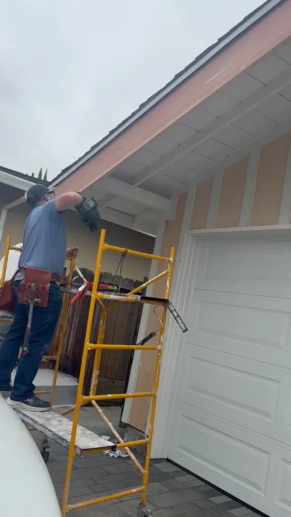 Exterior painting project