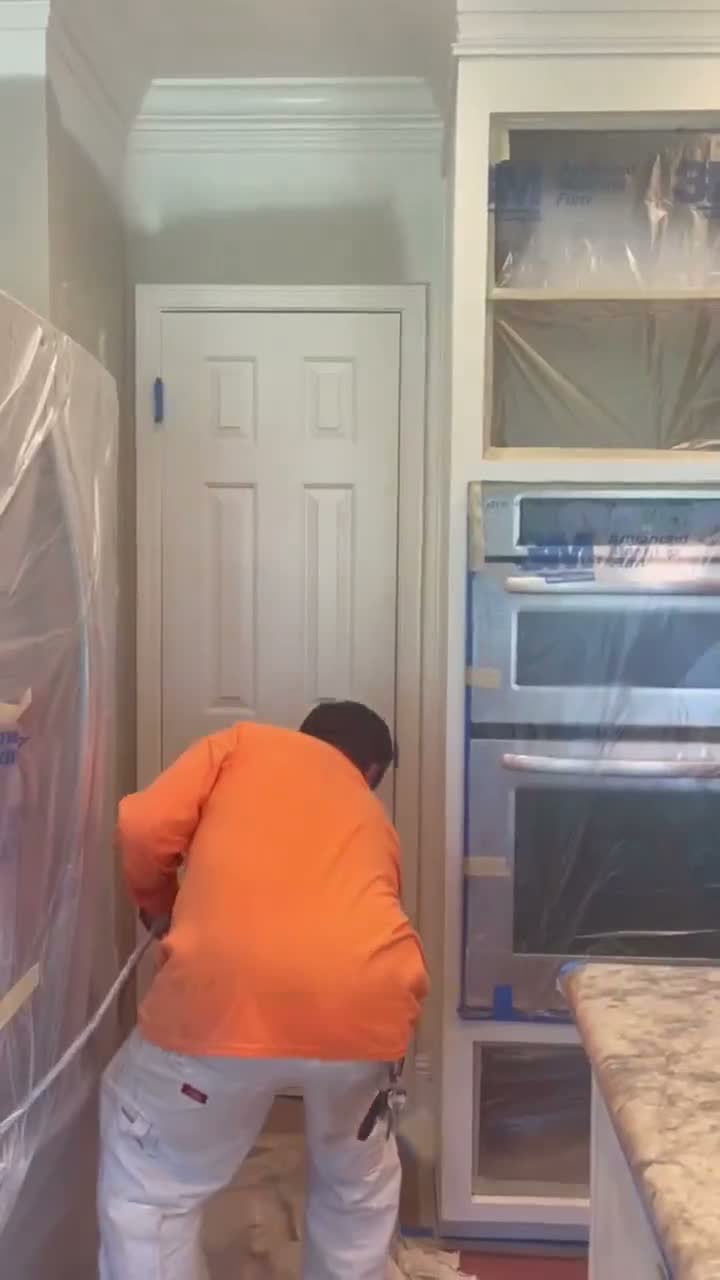 WT Painting cabinets project video