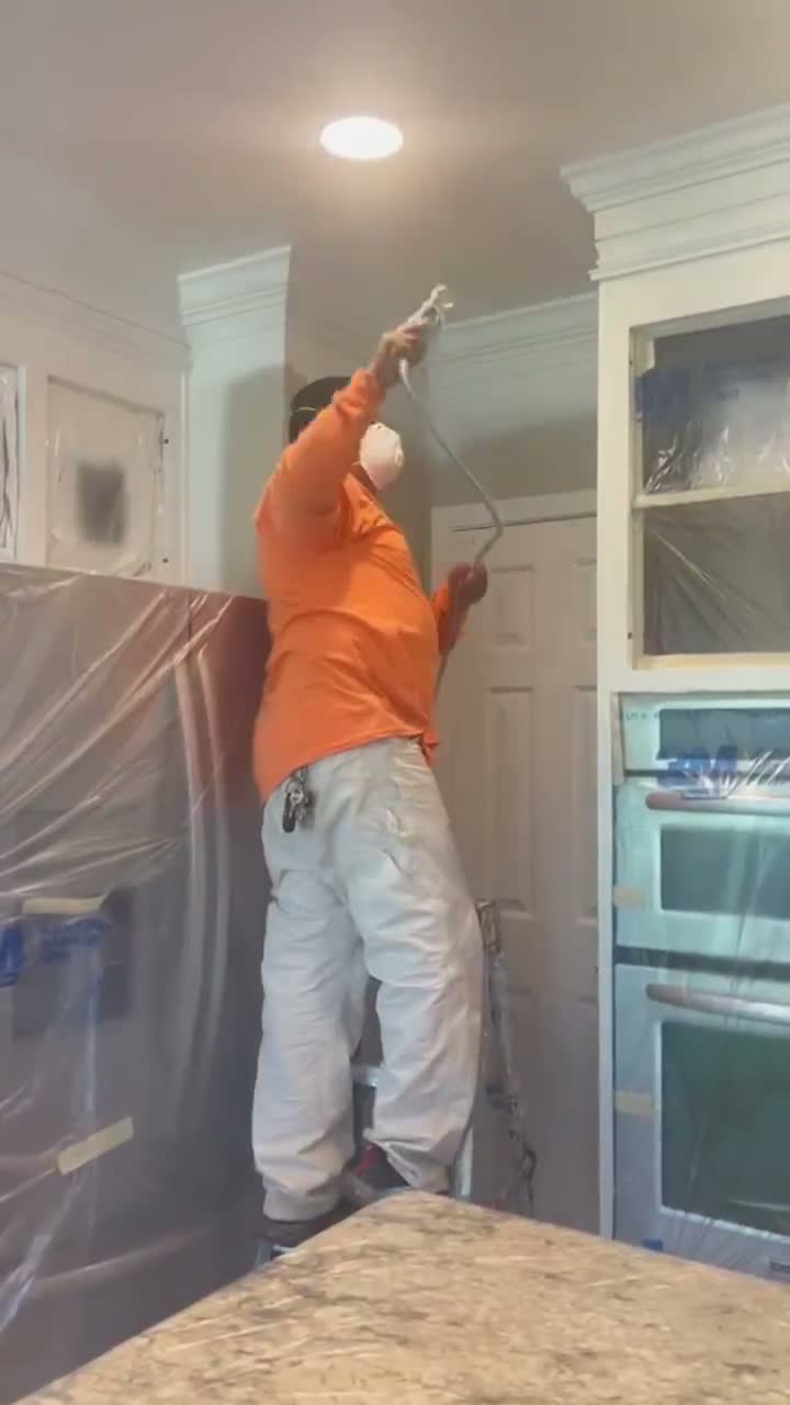 WT Painting cabinets project video