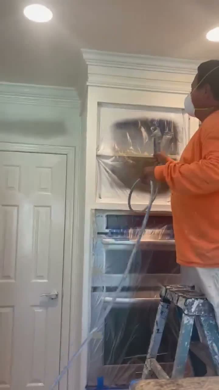 WT Painting cabinets project video